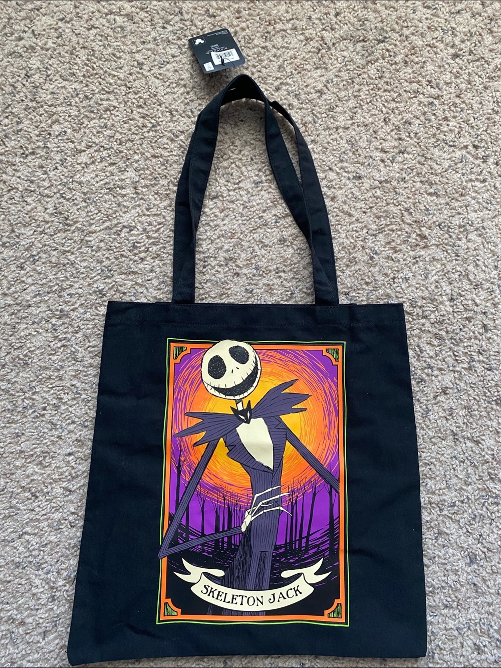Disney The Nightmare Before Christmas Canvas Tote Bag